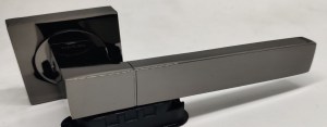 Ручка дверна KEDR R08-045 BLACK BN (чорный глянсовий)